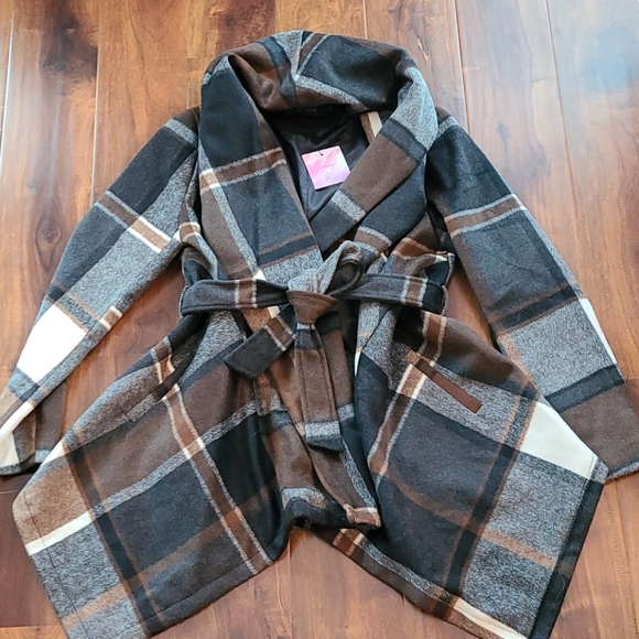 🎈Host Pick🎈 Plaid Turn Down Collar Wool Coat - Picture 12 of 13